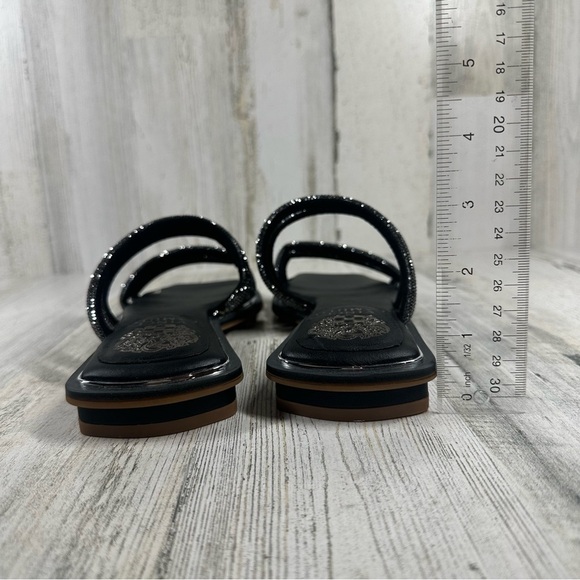 New Vince Camuto Peomi Rhinestones Square Toe Sandal #634 - Picture 3 of 9